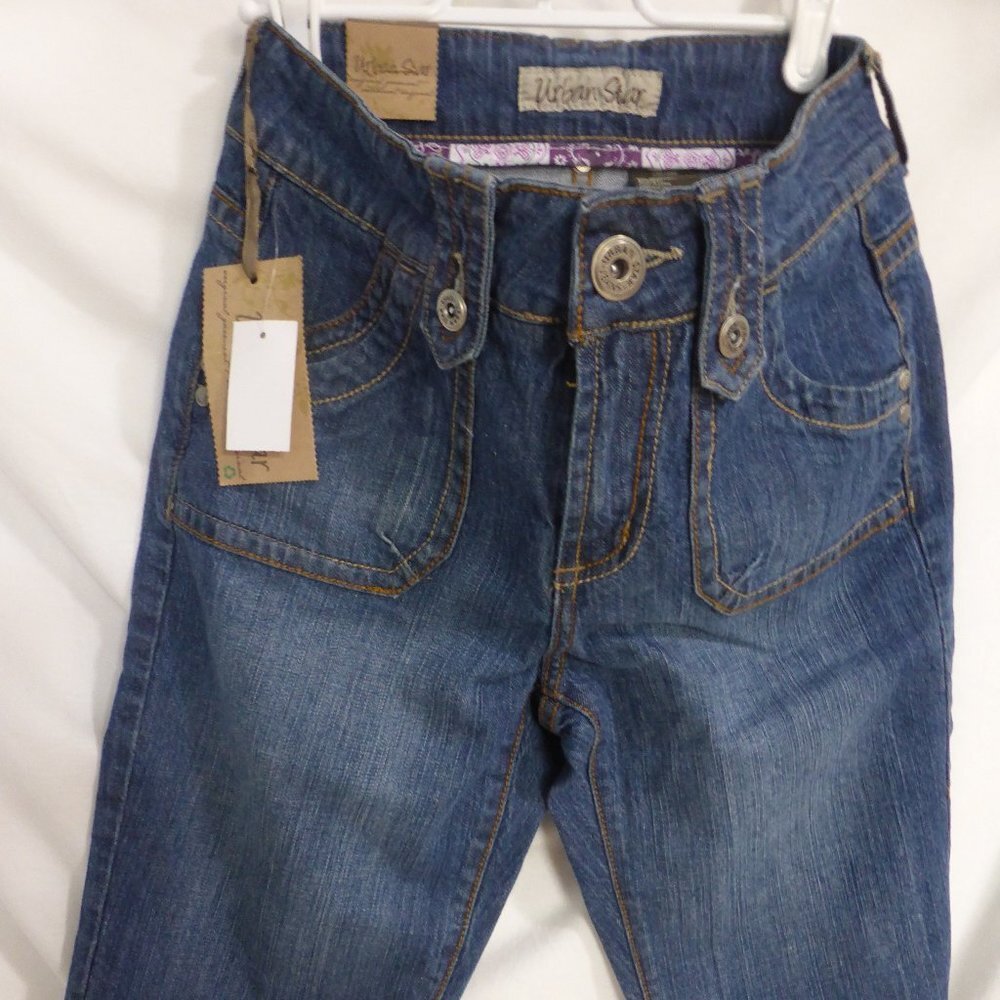 URBAN STAR, size 4, Bermuda, blue denim, BNWT